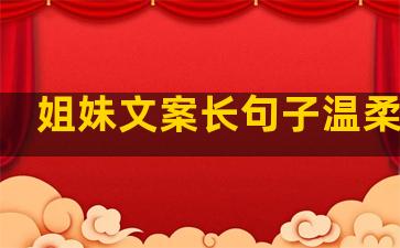 姐妹文案长句子温柔伤感