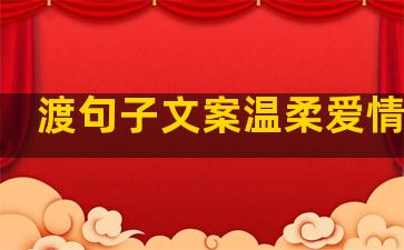 渡句子文案温柔爱情图片