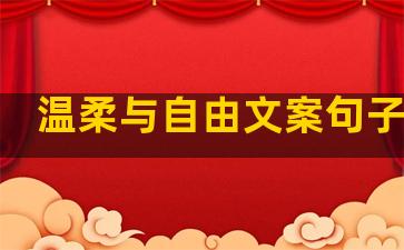 温柔与自由文案句子伤感
