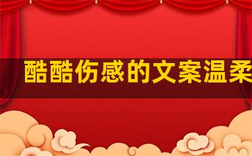 酷酷伤感的文案温柔句子